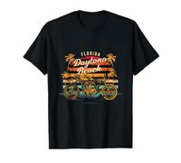 Daytona Beach Florida Moto Vintage Sunset Style années 80 T-Shirt