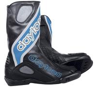 Daytona Evo Sports Bottes de moto, noir-bleu, taille 42 pour homme