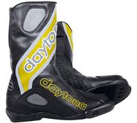 Daytona Evo Sports Bottes de moto, noir-jaune, taille 41 pour homme