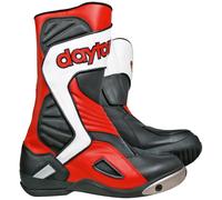 Daytona Evo Voltex Bottes de moto, noir-blanc-rouge, taille 47 pour homme
