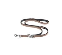 Ferplast Laisse pour Chien Daytona, Laisse pour Chien Taille Petite, 200 cm, Laisse de Dressage avec poignée rembourrée Confortable et Mousqueton en métal. Marron