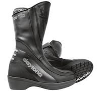 Daytona Lady Evoque GTX Gore-Tex bottes de moto pour dames imperméables, noir, taille 40 pour femmes