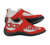 Daytona Moto Fun Chaussures de moto, rouge/argent, Taille 36
