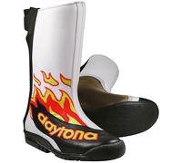 Daytona Speed Master GP II GP Bottes de moto, noir-blanc, taille 47 pour homme