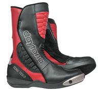 Daytona Strive GTX Gore-Tex Bottes de moto imperméables, noir-rouge, taille 47 pour homme