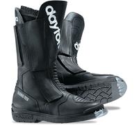 Daytona Trans Open GTX Gore-Tex Bottes de moto imperméables, noir, taille 45 pour homme