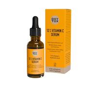 DAYTOX - Sérum à la vitamine C pour le visage avec 12 % de vitamine C, soin de jour avec effet immédiat pour un teint éclatant et uniforme - Végétalien, sans silicone, fabriqué en Allemagne - 30 ml