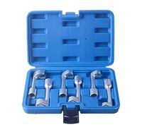 DAYUAN 6 clés de câble 1/2" SW 12-19 mm Clé ouverte pour conduite de carburant diesel Outil de conduite d'injection