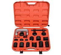 DAYUAN Ensemble de 21 pièces pour presse de joint à rotule maîtresse, kit de service de joint à rotule, ensemble d'outils de démontage de joint à rotule supérieur et inférieur, conçu pour véhicules