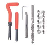 DAYUAN Kit de réparation de Filetage M10 x 1,0 mm, Outils de réparation de Filetage hélicoïdal, kit d'insertion de Fil, Ensemble d'outils à Main compatibles pour réparation Automobile