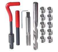 DAYUAN Kit de réparation de filetage M14 x 1,50 mm, outils de réparation de filetage hélicoïdal, kit d'insertion de fil, ensemble d'outils à main compatibles pour réparation automobile
