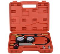 DAYUAN Kit testeur de fuite de cylindre, outil de test de fuite de moteur à essence, double manomètres, ensemble de test de fuite de compression