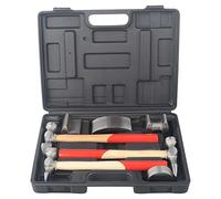DAYUAN Lot de 7 marteaux pour réparation de panneaux de carrosserie avec étui de rangement
