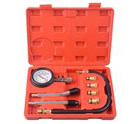 DAYUAN Testeur de Compression, Coffret de compressiomètre Set de compresseur pour Tous Moteurs Deux Kfz M10 M12 M14 M18 0-20 bar & 0-300 psi