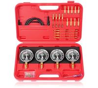DAYUAN Testeur de synchronisation pour 4 carburateurs - Testeur de synchronisation - Montre de synchronisation - Pour voiture et moto