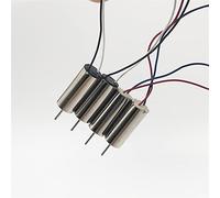 DAYUDDRICAR Lot de 4 Mini Moteurs sans Noyau for Drones RC 8 x 20 mm - DC 3,7 V/4,2 V, 48000 TR/Min, Vitesse Ultra-élevée, Couple élevé, for Micro-Drones RC DIY