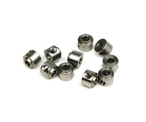 DAYUDDRICAR RC Airplane Part, 10 PCS Model Airplane CNC Wheel Lock Collar Shaft Axle Landing Gear Wheels Stopper Inner Dia 2.1/3.1/4.1/5.1mm Kit Spare Part for RC Model Airplane Plane Fix-wing Acccess