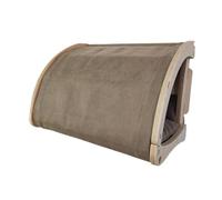 DAYUNSEN Arbre À Chat En Bois, Nid À Chat, Centre D'Activité Pour Animaux de Compagnie, Cadre D'Escalade Pour Lit de Chat Suspendu En Bois Semi-Fermé,