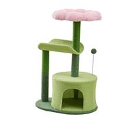 DAYUNSEN Arbre À Chat Pour Chats D'Intérieur Griffoir Multi-Niveaux Nid Tapis Canapé Protecteur Repos Griffes Grinçantes Chaton Condo Chaton