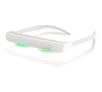 DAYVIA 400159056 Lunettes luminothérapie, Plastique ABS, Blanche et Grise