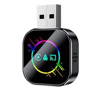 Dayyearn 2026 Upgrade 3 in 1 Screen Mirror iOS Phone, Wired to Wireless Screen Mirroring Carplay Adapter for Car, Instant Wired, for iPhone Android (for iPhone*E)