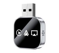 Dayyearn 2026 Upgrade 3 in 1 Screen Mirror iOS Phone, Wired to Wireless Screen Mirroring Carplay Adapter for Car, Instant Wired, for iPhone Android (for Android*D)