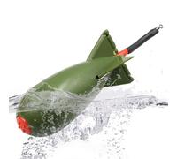 Dayysiuy Bombe Spod De Pêche, Mangeoires pour Pêche À La Carpe, Lanceur D'appâts Portable Mangeoire De Carpe Grande Bombe Flotteur Leurre Porte-appât Mangeoire De Pêche, 5,5x14,5cm