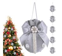 Dayysiuy Boules De Décoration De Noël en Velours | 6 Pièces pour Décoration De Fête Saisonnière, De Boules De Noël,pour La Rampe L Armoire La Table La Poignée De Porte La Fenêtre Et La