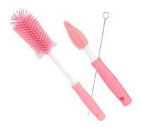 Dayysiuy Brosses pour Le Nettoyage des Bouteilles,Outil De Nettoyage Portable en Silicone pour Les Pailles - Ensemble de Brosses de pour Bouteilles,pour Carafe Bocal Bouilloire Mug Mixeur