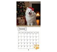 Dayysiuy Calendrier Mural Chien 2026 | Agenda Mural Mignon,Agenda Annuel Mensuel 2026 pour Femmes Professeurs Amateurs de Chiens Bureau École Salon Maison