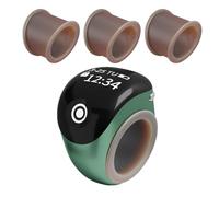 Dayysiuy Compteur de Décompte à Doigt,Anneau Gadget de Comptage en Temps Réel Stable,Compteur Numérique | pour un Usage Quotidien en Intérieur, Marche, Golf, Maths, Salle de t Exercice