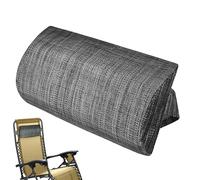 Dayysiuy Coussin Repose Tete, Coussin Oreiller De Appuie Tête Fauteuil Salon, Oreiller De Chaise Longue, Appuie Tête Bain De Soleil avec Bande Élastique, pour Chaises Pliantes D'extérieur, 37x17cm