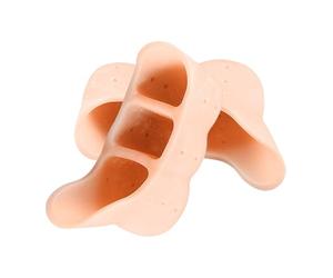 Dayysiuy Coussinets d'orteils pour chaussures à pointe pointue, manchons à trois trous, 1 paire de protège-chaussures en dentelle - pour femmes, ballet, danse, répétition, entraînement quotidien