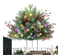 Dayysiuy Garniture de Pots de Noël Grande Taille - Garniture Artificielle avec Support Tripode - Décoration d'Intérieur pour Appartement Bureau Cimetière École Dortoir | pour École