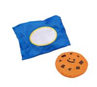 Dayysiuy Jouets à renifler pour chiens | Peluche cookie de dentition pour chiot avec sac - Jouets de recherche de chien, puzzle d'extérieur pour chien, jouets d'enrichissement super doux pour réduire