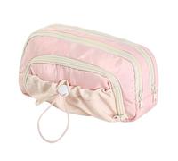 Dayysiuy Large Capacity Pencil Case, Waterproof Drawstring Pencil Bag, Double Layers Pencils Bag, String Pouch Organizer for Study, Office, Or Travel, School Supplies for Girls Kids