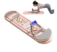Dayysiuy Machine De Pilates Reformer, Équipement d'exercice Pliable De Renforcement du Core, Planche De Pilates pour Abdominaux des Femmes, pour Bureaux Entraînement Rééducation Récupération