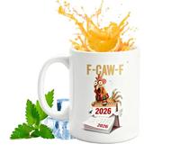 Dayysiuy Mug Coq,Tasse en Céramique pour le Petit Déjeuner | Tasse à Thé - Pour les Femmes et les Hommes la Maison le Travail l'Anniversaire la Fête la Routine Matinale le Weekend le Loisir