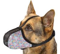 Dayysiuy Muselière réglable en maille respirante pour chien de taille moyenne pour chien de taille moyenne, empêche de sauver, de mordre, de lécher, de mâcher