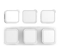 Dayysiuy Organisateur De Câbles Magnétique | 6 Pinces Adhésives Pour Fils - Porte-Fils - Pour L'Organisation De La Maison De La Table De Chevet De La Chambre À Coucher Et Du Salon Et Du Bureau