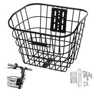 Dayysiuy Panier De Vélo,Panier Cyclisme - Panier De Transport Amovible pour Scooter avec Support pour Animaux De Compagnie Chats Chiens Fruits Courses