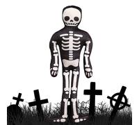 Dayysiuy Peluche Squelette Halloween,Oreiller Décoratif Crâne Réaliste Style Gothique | Coussin Tête de Mort Doudou - Décoration Canapé Lit Voiture Salon Bureau Chambre