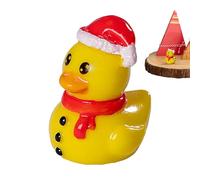 Dayysiuy Petits Canards - Figurines Canards Animaux Miniatures en Résine de Noël - Décoration de Bureau Ornement pour Collection Décoration de Gâteau,Paysage Salle de Bain