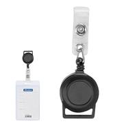 Dayysiuy Porte-clés rétractable - Clip porte-badge pour cartes d'identité,Clip d'insigne d'identification portable pour sac à dos, sac, porte-clés, poche, fournitures scolaires pour enseignants,