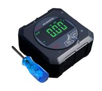 Dayysiuy Rapporteur Numérique,Mesure D'onglet Pour Scie Radiale,Mesureur D'angle Numérique Ecran Tactile Base Magnétique | pour Toiture Charpente Construction Menuiserie Atelier