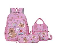 Dayysiuy Sac À Dos Capybara Pour Garçons,Trousse Capybara - Cartable Drôle École Garçons Filles Étudiants Voyage Shopping École Primaire