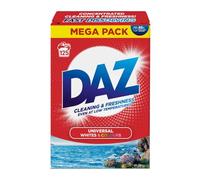 Daz Lessive en poudre 125 lavages - Pack familial pour des blancs brillants et un puissant détachage - longue durée, parfum frais 6,25 kg