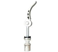 DAZISEN Vélo Siège Pince - Levier de Dégagement Rapide de Boulons pour Accessoires de Vélo de Montagne,Argent (1 pièces),60 * 65mm