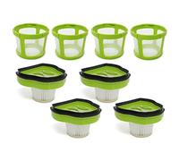 DAZLOR Lot de 4 filtres HEPA + 4 cadres de filtre en maille pour nettoyage des poils d'animaux de compagnie