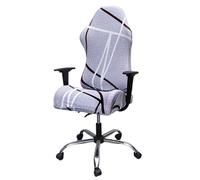 DAZSIAZ Housse de Chaise de Jeu Extensible, Housse de Chaise de Jeu Imprimée et élastique, Adaptée aux Sièges Ergonomiques Rotatifs, Douce, Lavable et Facile à Installer(R,One Size)